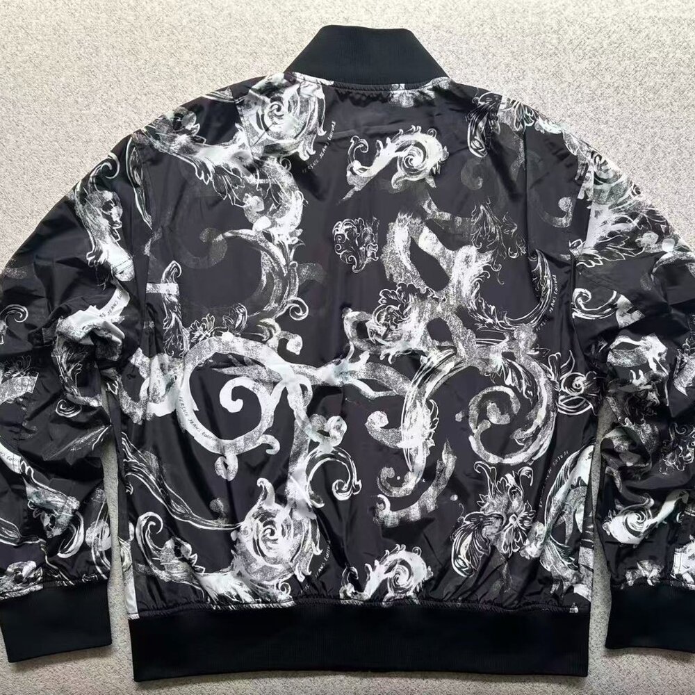 Versace Printed Reversible Bomber - image 5